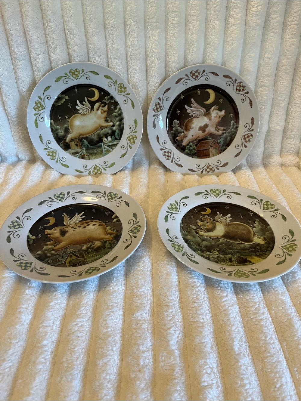 Decorative Set Of 4 “When Pigs Fly”